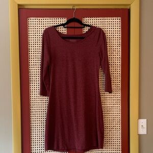 Patagonia Heathered Burgundy Dress